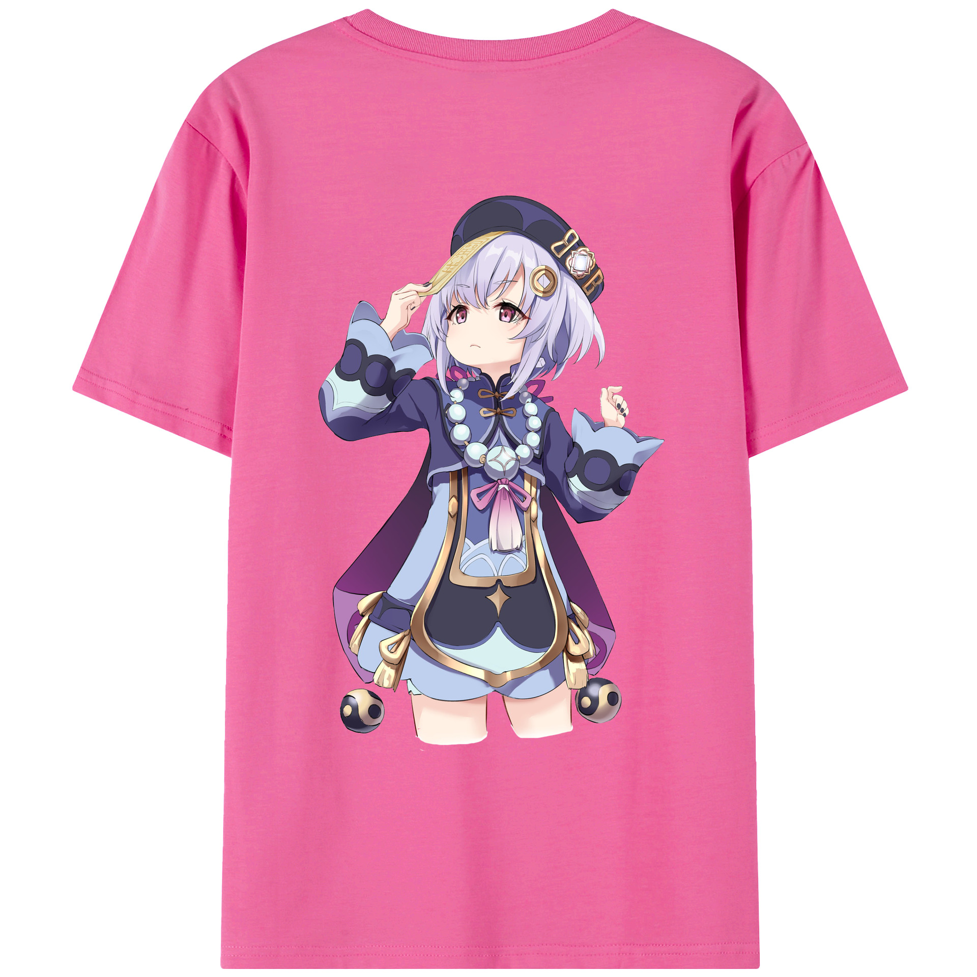 げんし神 七七 なな  genshin Nana レディース半袖Tシャツ(バックプリント)